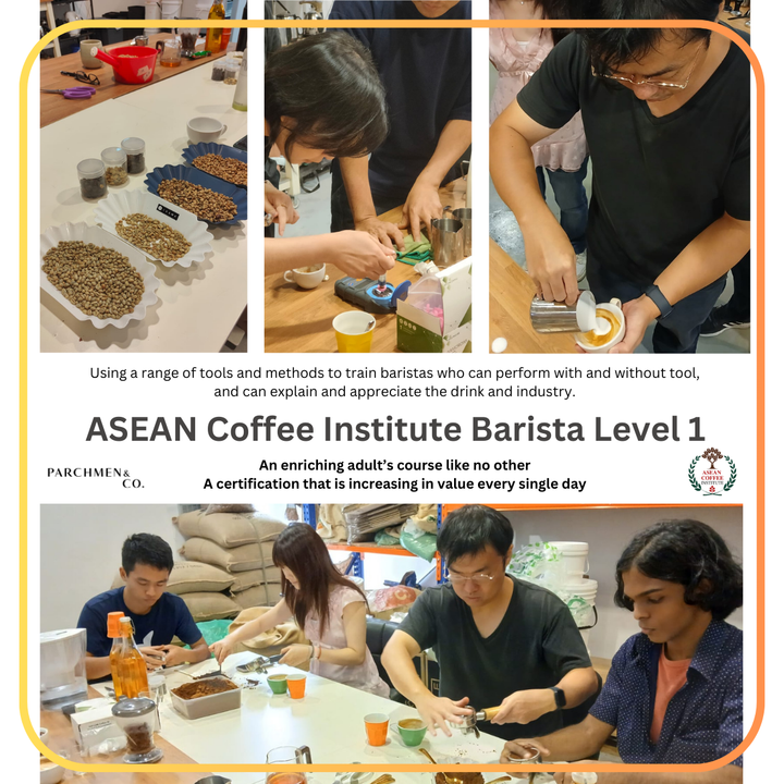 ASEAN Coffee Institute (ACI) Barista Level 1 - 2024 Jul Blended Learning Program