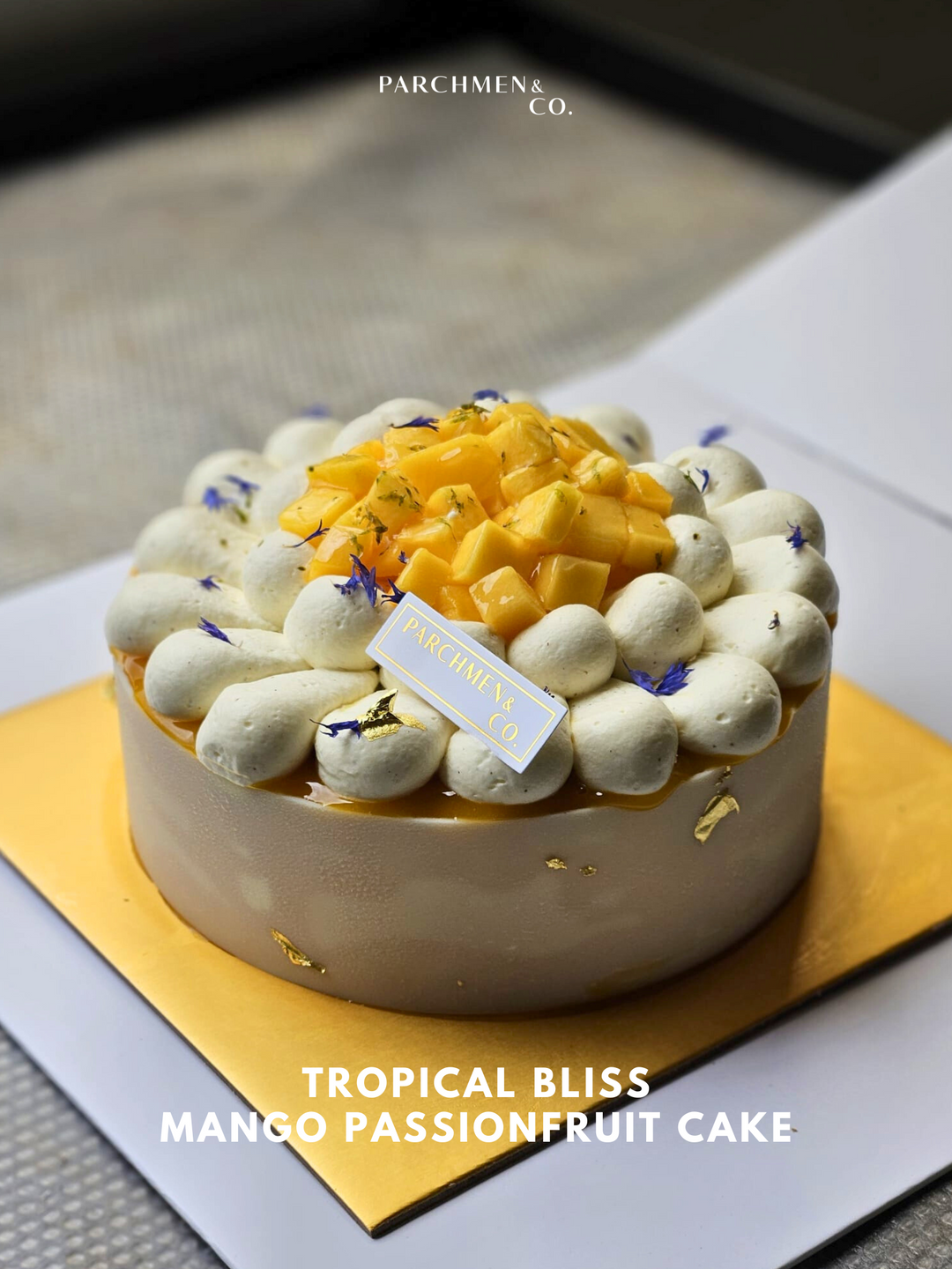 Tropical Bliss Mango Passion Cake